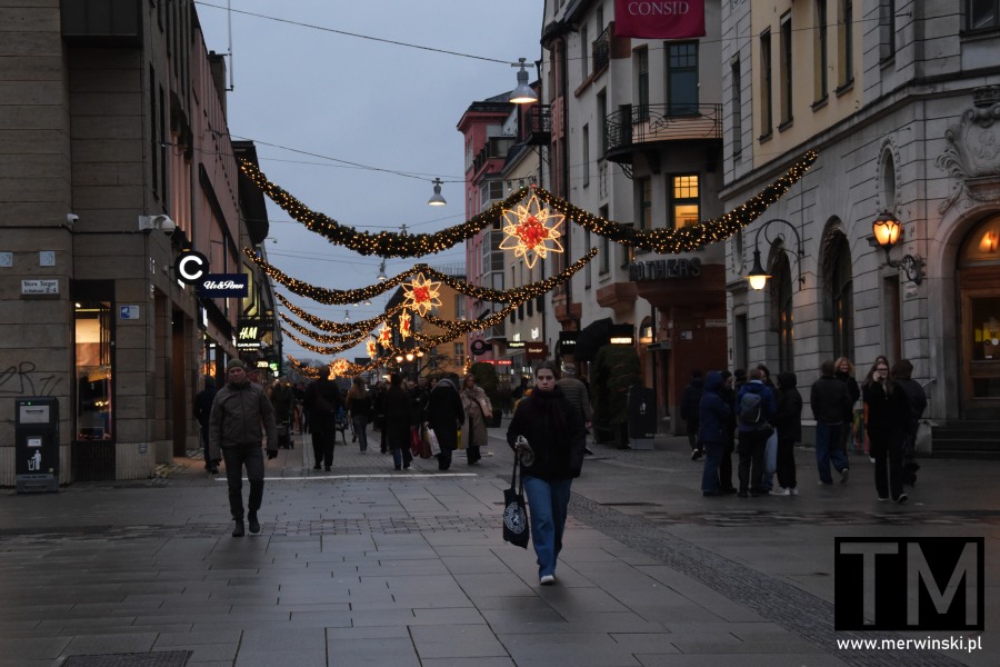 Uppsala co zobaczyć: uliczka miasta na wschód od rzeki Fyris