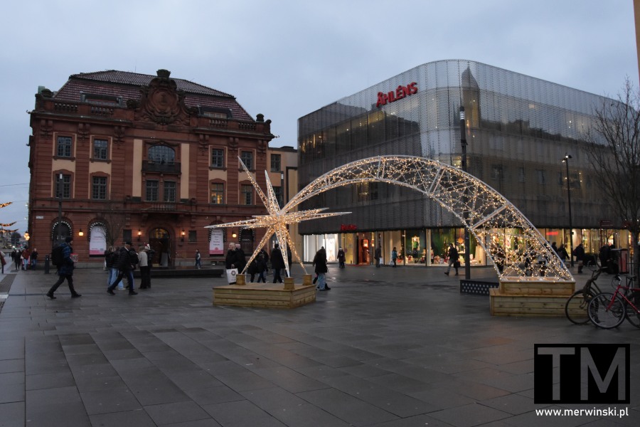 Szwecja Uppsala co zobaczyć: ozdoby świąteczne w Uppsali