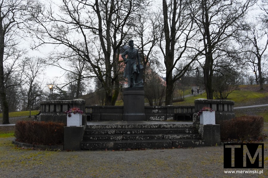 Gunnar Wennerberg - rzeźba (Uppsala zwiedzanie)