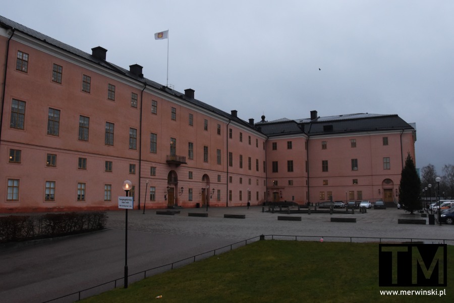 Szwecja Uppsala zwiedzanie: Uppsala zamek i jego dziedziniec