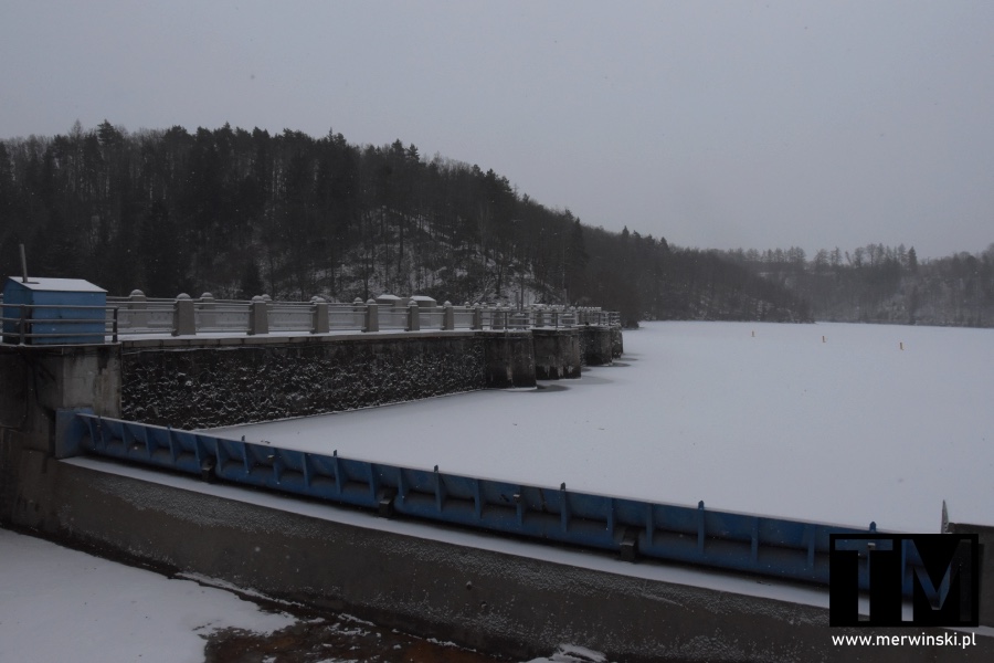 Zapora złotnicka (okolice Złotnik Lubańskich na Dolnym Śląsku)