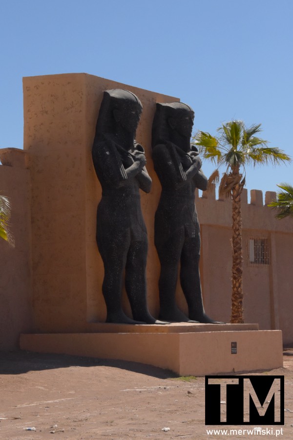 Atlas Studio Filmowe Maroko - mur zewnętrzny