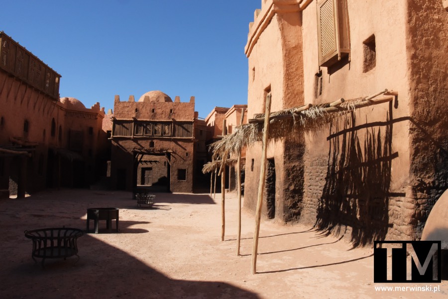 Scenografia starego miasta w studio filmowe Atlas