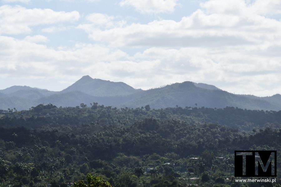 Widok na góry z Baracoa Kuba