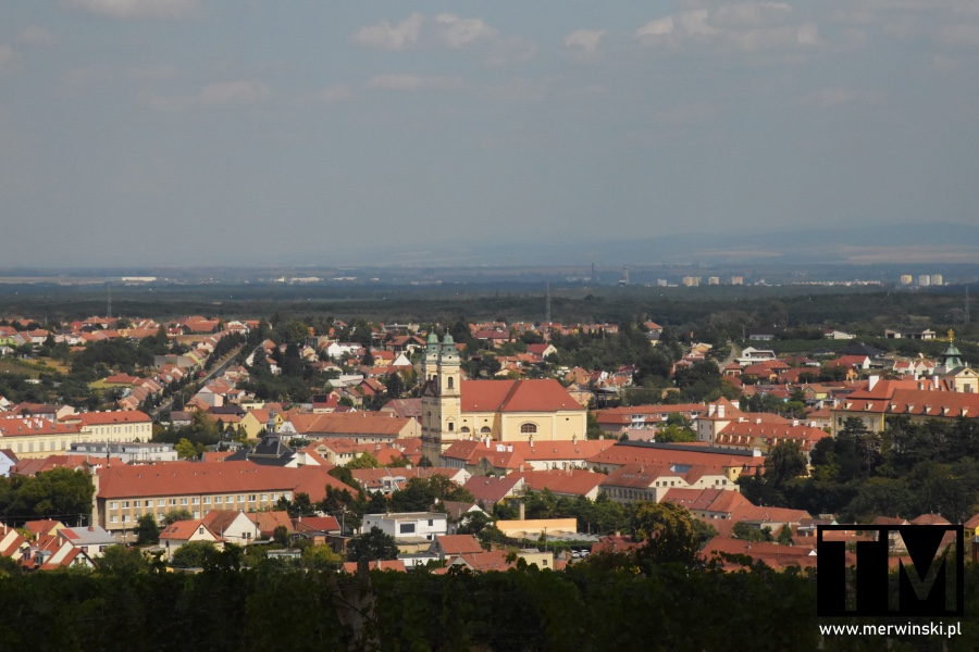 Widok na miasto Valtice Czechy