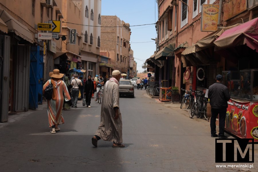 Taroudant - uliczka miejska marokańskiego miasta
