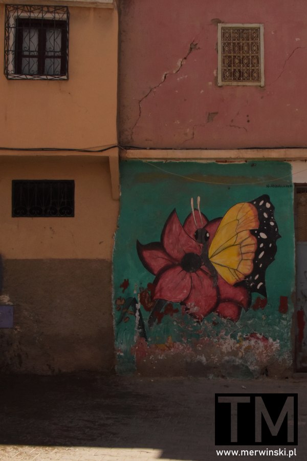 Street Art w Taroudancie w Maroku
