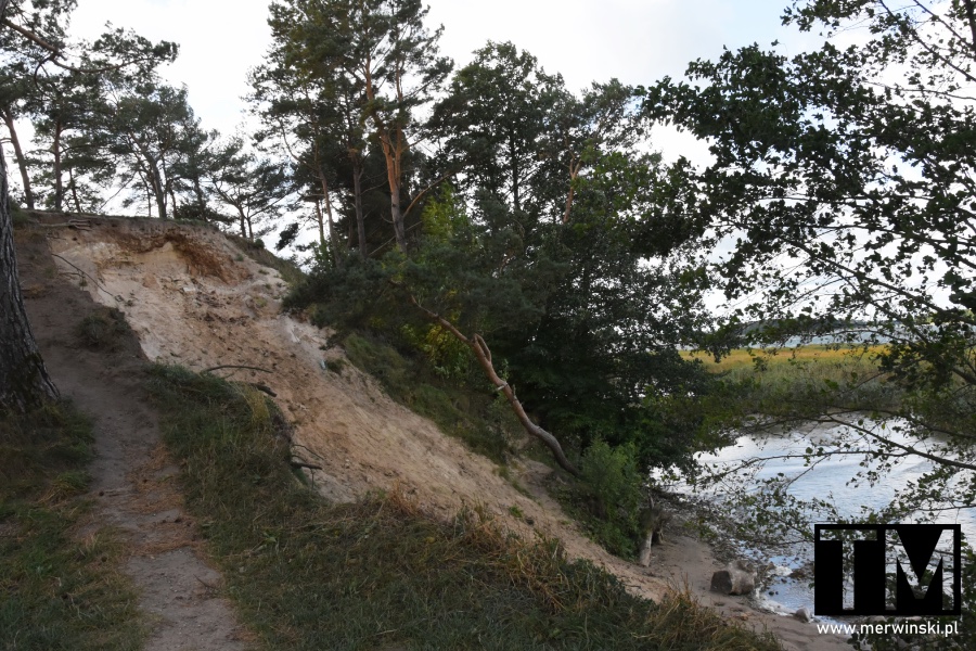 Klif na Szerokim Ostrowie (Mazury)