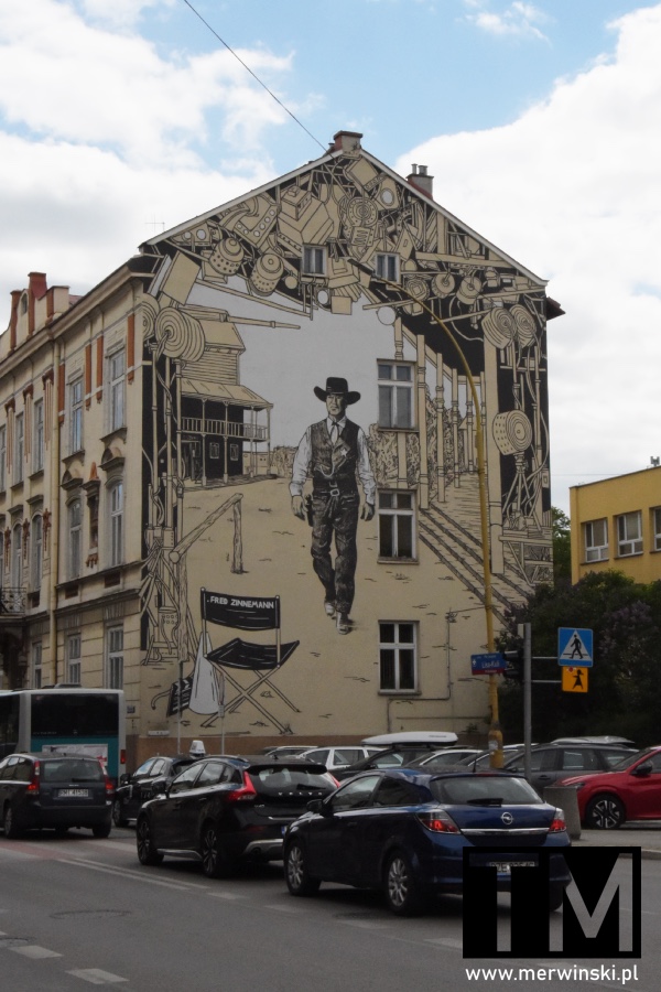 Mural "W samo południe" w Rzeszowie (fajne miejsca w Rzeszowie)