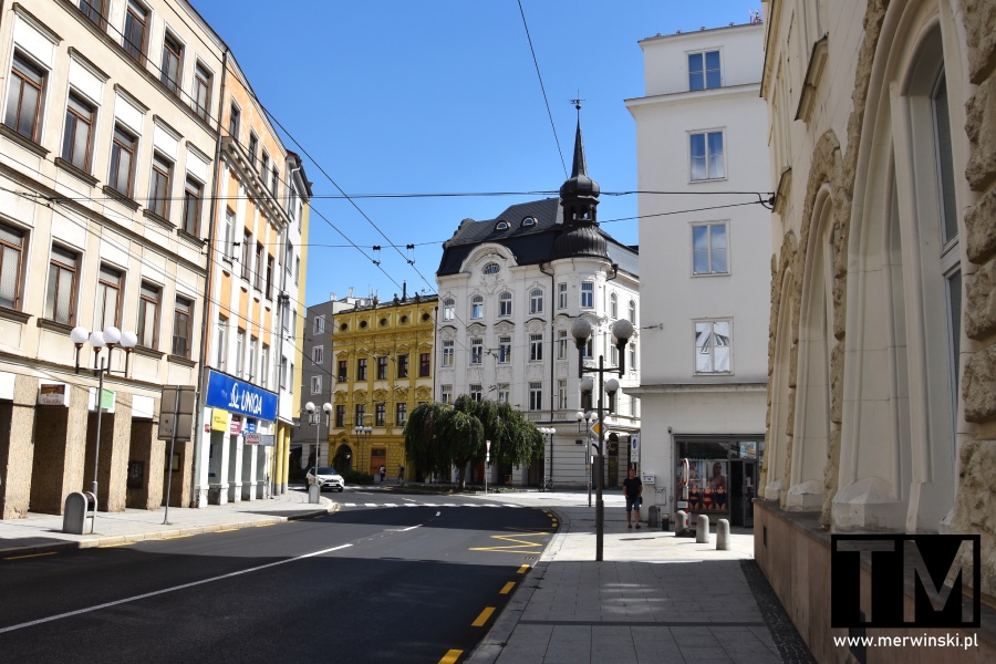 Opava zwiedzanie uliczek miejskich