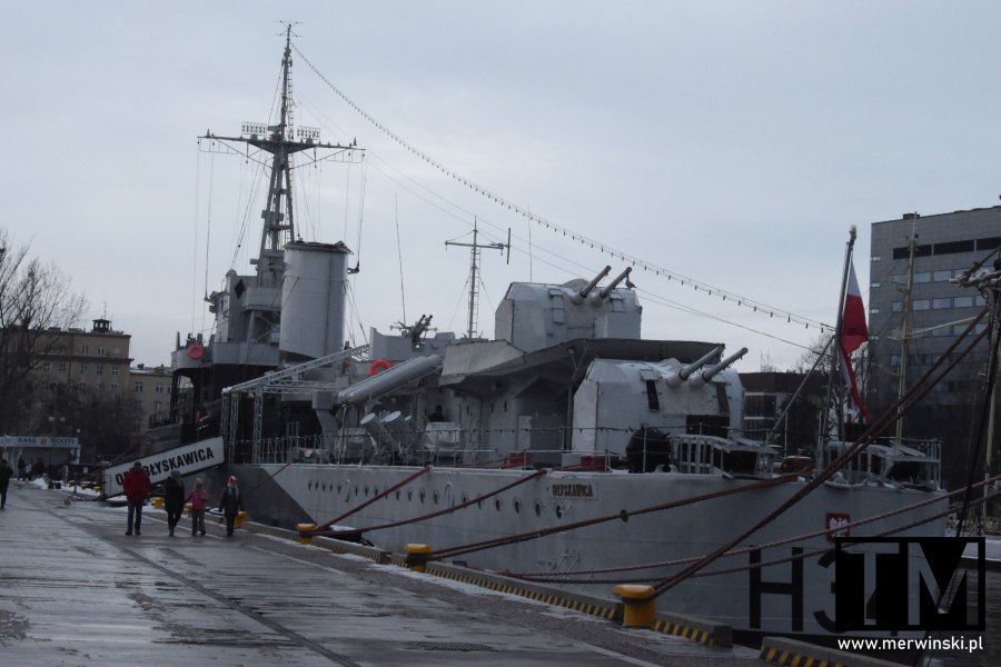 Gdynia co warto zobaczyć zimą - ORP Błyskawica